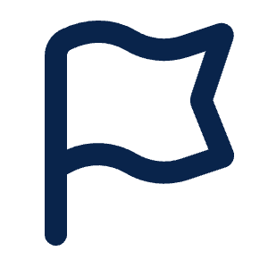 Flag 4 Line Icon from Mingcute Line Set