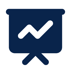 Presentation 2 Fill Icon from Mingcute Fill Set