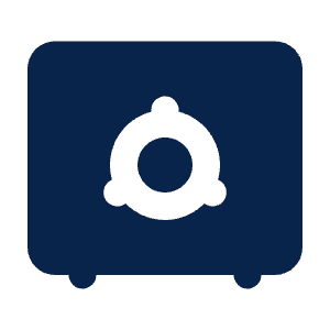 Safe Box Fill Icon from Mingcute Fill Set
