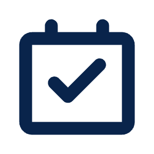 Schedule Line Icon from Mingcute Line Set