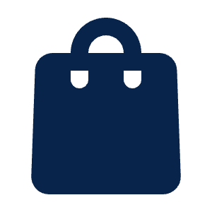 Shopping Bag 1 Fill Icon from Mingcute Fill Set
