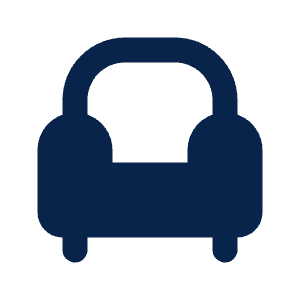 Sofa Fill Icon from Mingcute Fill Set