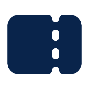Ticket Fill Icon from Mingcute Fill Set