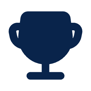 Trophy Fill Icon from Mingcute Fill Set