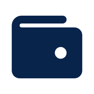 Wallet 3 Fill Icon from Mingcute Fill Set