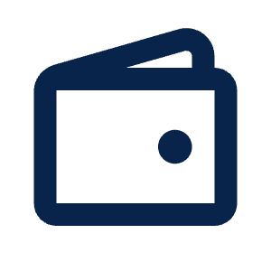Wallet 4 Line Icon from Mingcute Line Set