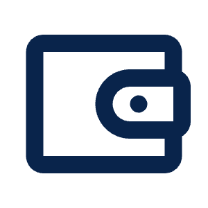 Wallet Line Icon from Mingcute Line Set