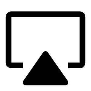 Airplay Filled Icon from Carbon Set