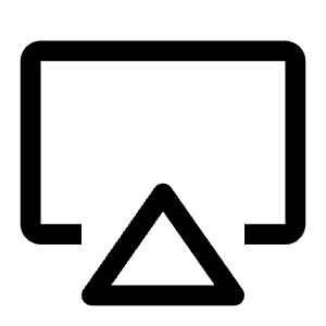 Airplay Icon from Carbon Set