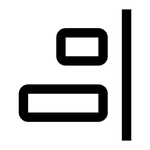 Align Horizontal Right Icon from Carbon Set