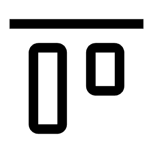 Align Vertical Top Icon from Carbon Set