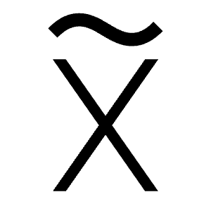 Arithmetic Median Icon from Carbon Set