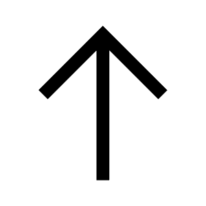 Arrow Up Icon from Carbon Set