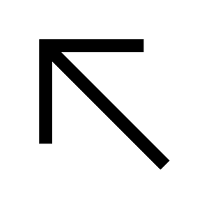 Arrow Up Left Icon from Carbon Set