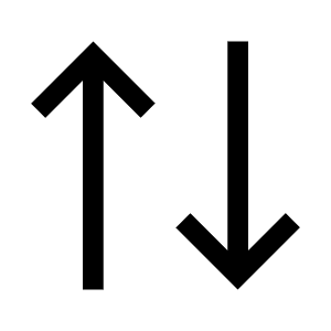 Arrows Vertical Icon from Carbon Set