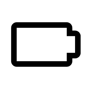Battery Empty Icon from Carbon Set