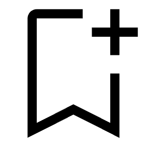 Bookmark Add Icon from Carbon Set