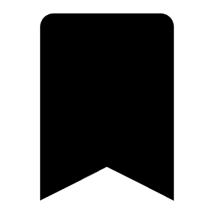 Bookmark Filled Icon from Carbon Set