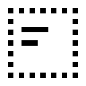 Border None Icon from Carbon Set