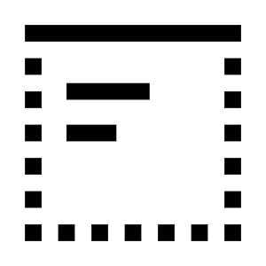 Border Top Icon from Carbon Set