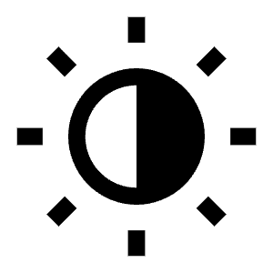 Brightness Contrast Icon from Carbon Set