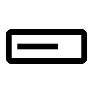 Button Flush Left Icon from Carbon Set