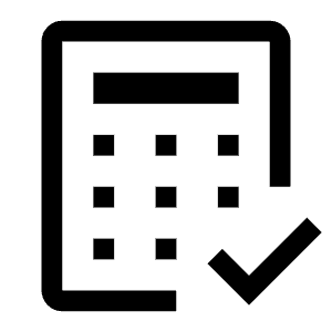 Calculator Check Icon from Carbon Set
