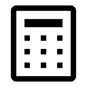Calculator Icon from Carbon Set
