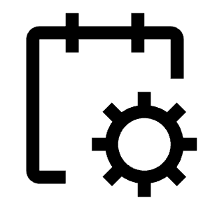 Calendar Settings Icon from Carbon Set