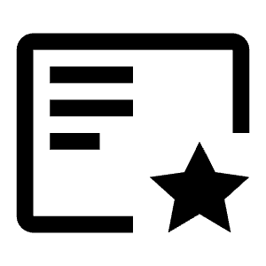 Certificate Icon from Carbon Set