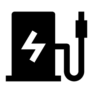 Charging Station Filled Icon from Carbon Set