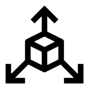 Chart 3D Icon from Carbon Set