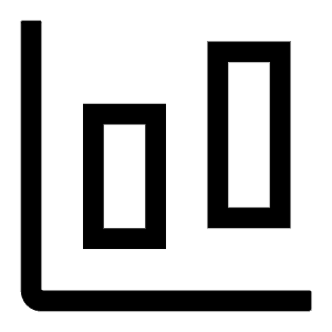 Chart Column Floating Icon from Carbon Set