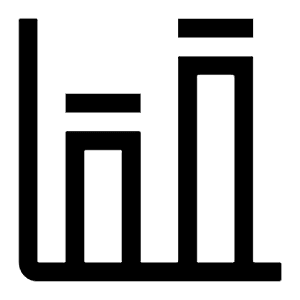 Chart Column Target Icon from Carbon Set