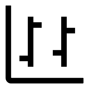 Chart High Low Icon from Carbon Set