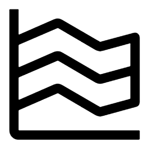 Chart River Icon from Carbon Set