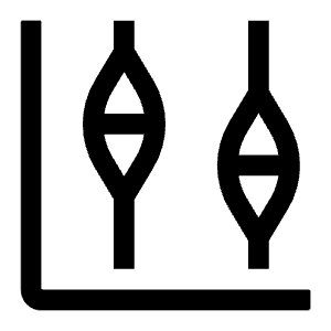 Chart Violin Plot Icon from Carbon Set