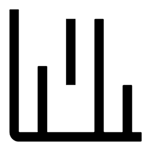 Chart Waterfall Icon from Carbon Set