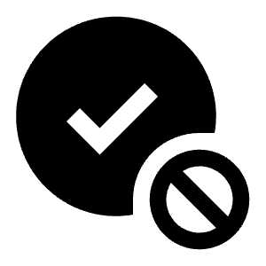 Checkmark Filled Error Icon from Carbon Set