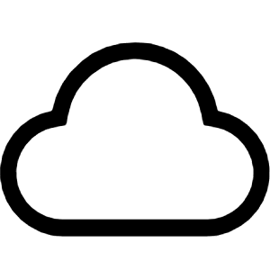 Cloud Icon from Carbon Set