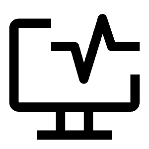 Cloud Monitoring Icon from Carbon Set