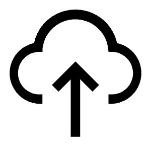 Cloud Upload Icon from Carbon Set