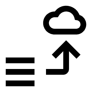 Convert To Cloud Icon from Carbon Set
