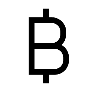 Currency Baht Icon from Carbon Set