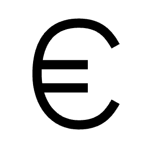 Currency Euro Icon from Carbon Set