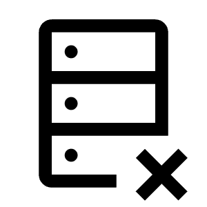 Data Error Icon from Carbon Set