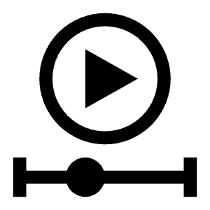 Data Player Icon from Carbon Set