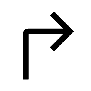 Direction Right 01 Icon from Carbon Set