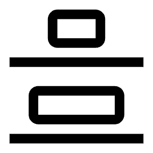 Distribute Vertical Bottom Icon from Carbon Set