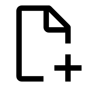 Document Add Icon from Carbon Set